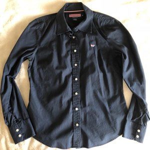 Vineyard Vines Navy Button Down Shirt
